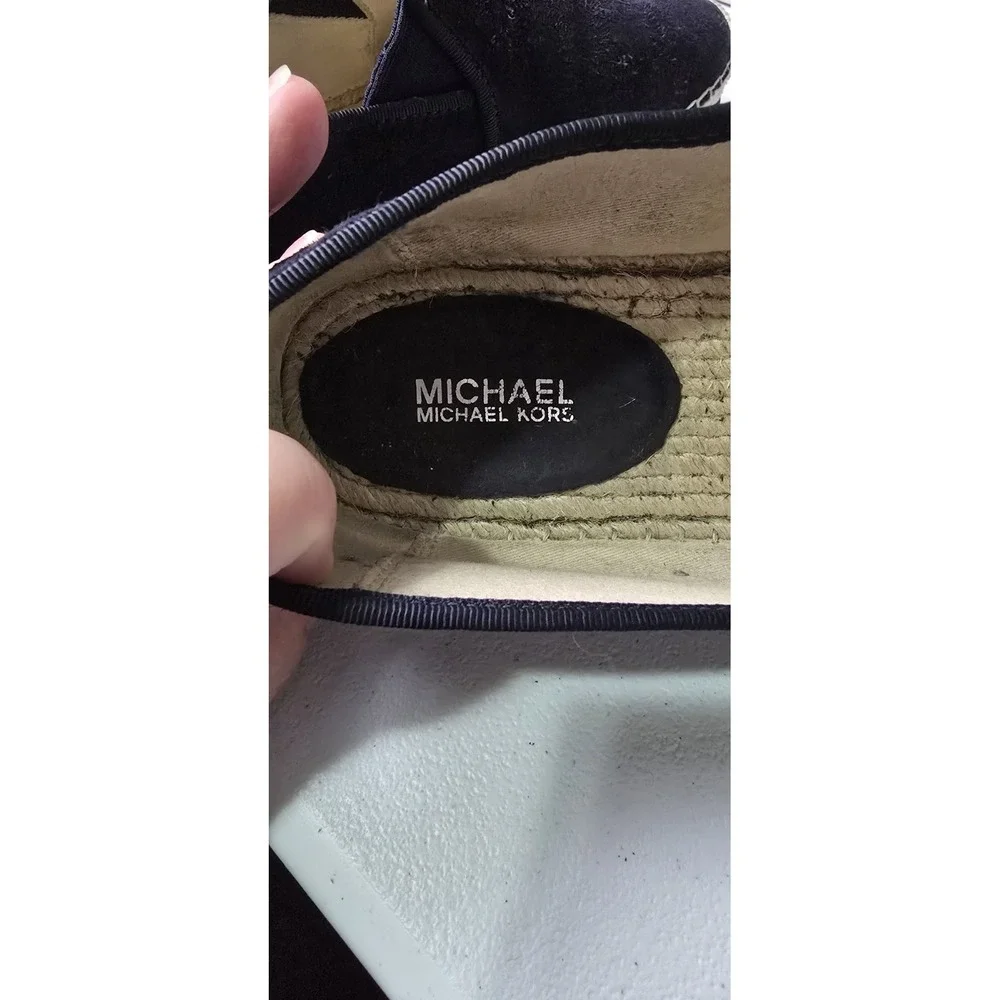 Michael Kors Slip On Casual Blue‎ Suede Shoes Size 9.5